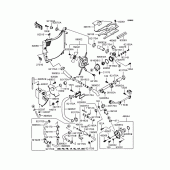 Схема узла: Радиатор (3/3) для Kawasaki ZX750 Ninja ZX-7R