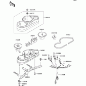 Схема вузла: Meter(s) для Kawasaki EX500