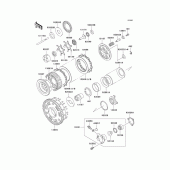 Схема вузла: Clutch(1/2) для Kawasaki ZG1000 Concours