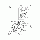 Схема узла: Передний тормозной цилиндр для Kawasaki KLE300 Versys-X 300 ABS