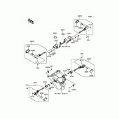 Схема вузла: Поворотники для Kawasaki EN650 Vulcan S