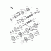 Схема вузла: Трансмісія для Kawasaki ZX1000 Ninja ZX-10R ABS