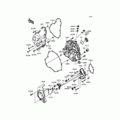 Схема вузла: Engine Cover(s) для Kawasaki KLE650 Versys 650 ABS