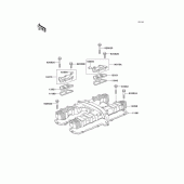 Схема узла: Клапанная крышка для Kawasaki KZ1000 Police