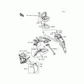 Схема вузла: Заднє крило для Kawasaki KLX125 KLX125