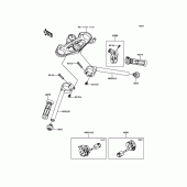 Схема вузла: Кермо & Пульт управління рульовим для Kawasaki ZX1000 Ninja H2R