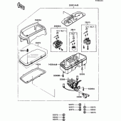 Схема вузла: Meter для Kawasaki EX500 GPZ500
