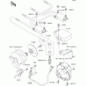 Схема вузла: Ignition system для Kawasaki ZR750 ZR-7S