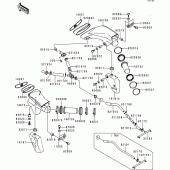 Схема вузла: Air duct для Kawasaki ZX900 Ninja ZX-9R