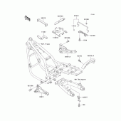 Схема вузла: Батарейний відсік для Kawasaki ZR750 Zephyr