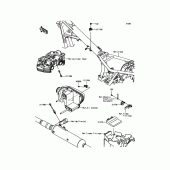 Схема вузла: Fuel Injection для Kawasaki EJ800 W800
