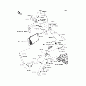 Схема узла: Water pipe для Kawasaki ZX1000 Z1000SX