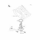 Схема узла: Топливный насос для Kawasaki KX450 KX450F