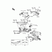 Схема вузла: Side Covers/Chain Cover для Kawasaki ZX1400 ZZR1400 ABS