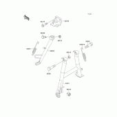 Схема вузла: Stand(s) для Kawasaki EX250 Ninja 250