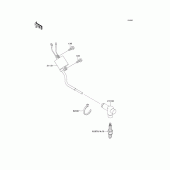 Схема вузла: Ignition system для Kawasaki KX250/ KX252 KX250