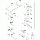 Схема вузла: Owner`s tools для Kawasaki ZX1100 GPZ1100