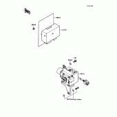 Схема вузла: Cruise control для Kawasaki ZG1200 Voyager XII