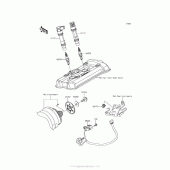 Схема вузла: Ignition System для Kawasaki EX650 Ninja 650