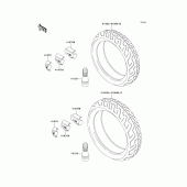 Схема узла: Шины для Kawasaki ZX1100 Ninja ZX-11