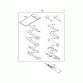Схема вузла: Owners tools для Kawasaki KL650 KLR650