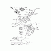 Схема узла: Воздушный фильтр для Kawasaki ZX1200 Ninja ZX-12R