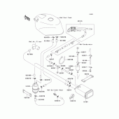 Схема вузла: Canister для Kawasaki ZX750 Ninja ZX-7R