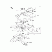 Схема вузла: Side covers/chain cover(zx900-f1h) для Kawasaki ZX900 Ninja ZX-9R