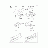 Схема вузла: Крило для Kawasaki EX250 GPX250R