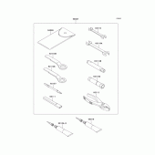 Схема узла: Owners tools для Kawasaki KLX250 KLX250