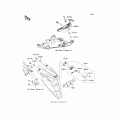Схема вузла: Taillight(s) для Kawasaki ER650 ER-6N ABS