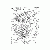 Схема вузла: Картер двигуна для Kawasaki ZR800 Z800 ABS