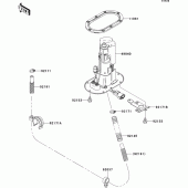 Схема вузла: Fuel pump для Kawasaki ZX1200 Ninja ZX-12R