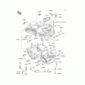Схема узла: Картер двигателя для Kawasaki EJ650 W650