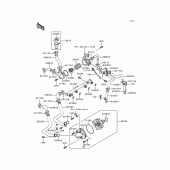 Схема вузла: Водяний насос Kawasaki ZG1200 Voyager XII