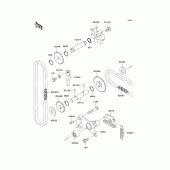 Схема вузла: Водяний насос для Kawasaki VN1500 Vulcan 1500 Nomad Fi