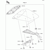 Схема вузла: Аксесуари для Kawasaki ZX636 Ninja ZX-6R ABS