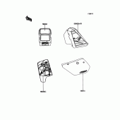 Схема узла: Наклейки для Kawasaki KMX125