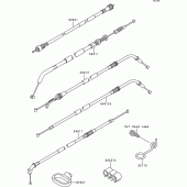Схема вузла: Cable для Kawasaki ZR750 Zephyr