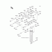 Схема вузла: Підвіска для Kawasaki KX250/ KX252 KX250
