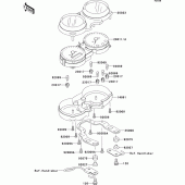 Схема вузла: Meter(s) для Kawasaki EJ650 W650