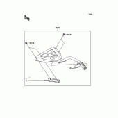 Схема узла: Аксессуары(Top Case Stay) для Kawasaki KLE650 Versys 650