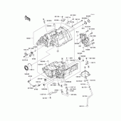 Схема вузла: Картер двигуна (1/2) для Kawasaki ER650 ER-6N ABS