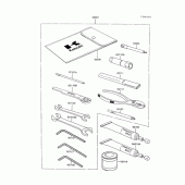 Схема вузла: Owners tools для Kawasaki ZX600 GPX600R