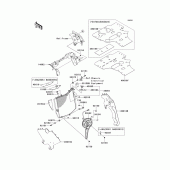 Схема вузла: Радіатор для Kawasaki ZX1000 Ninja ZX-10R ABS