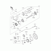 Схема вузла: Starter motor для Kawasaki VN800 Vulcan 800 Classic
