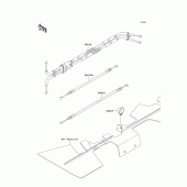 Схема узла: Тросики для Kawasaki ZX1400 Ninja ZX-14
