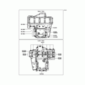 Схема узла: Болты картера двигателя для Kawasaki ZX1000 Z1000SX ABS