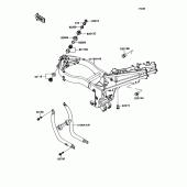 Схема узла: Рама для Kawasaki ZX1100 Ninja ZX-11