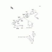 Схема узла: Топливный насос для Kawasaki ZX600 Ninja ZX-6